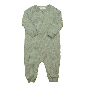 Miles Boys Gray 1-piece footed Pajamas size: 6 Months